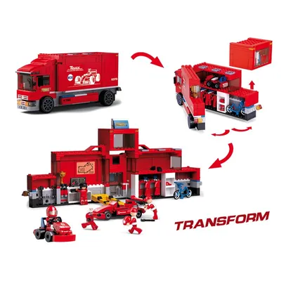 Produktbild von Sluban BLOCKS SLUBAN RACING CAR STATION 557 PCS