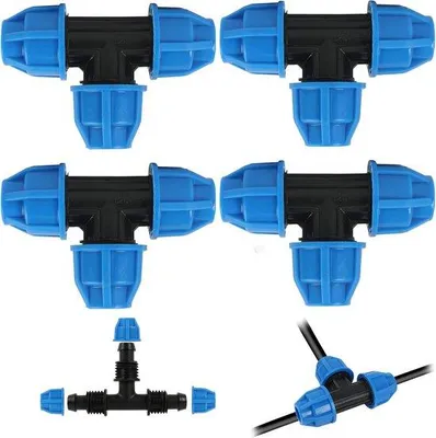 Produktbild von T-Stücke 20 mm mit Schraubverbindung - Set von 4