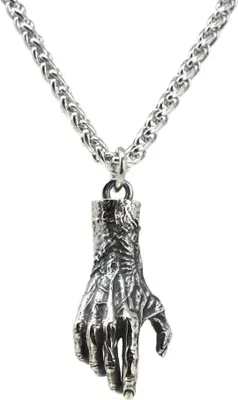 Produktbild von Lederkette Edelstahlkette 316L ZOMBIE HAND 60 cm Edelstahl 05-06