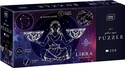 Produktbild von Interdruk - Puzzle Zodiac - Libra - 250 dielov