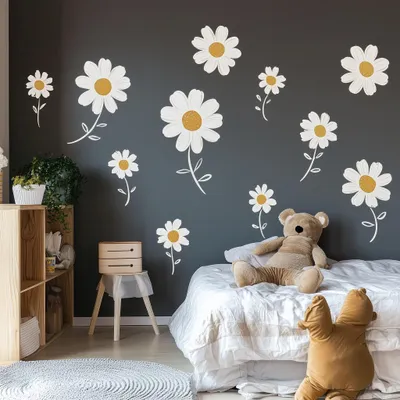 Wandtattoo-Set mit Blumen, Modell 038-086 – Decords, Produktansicht 1