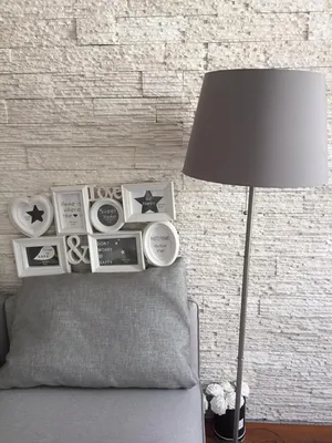 Produktbild von XXL Weißes Kunststoff Bilderrahmen Collage Herzform