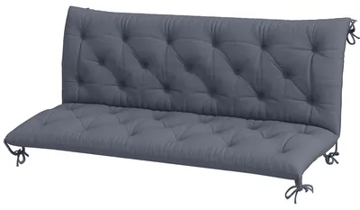 Produktbild von Outsunny Bankauflage Sitzkissen Rückenkissen für Sitzbank 150x98x8 cm