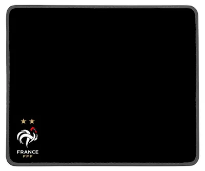 Produktbild von KONIX - Mauspad Französischer Fußballverband - 32 x 27 cm - Schwarz