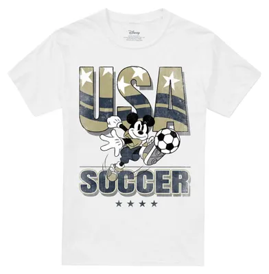 Produktbild von Disney - "USA Soccer" T-Shirt für Herren/Damen Uni TV34749 (XL) (Weiß)
