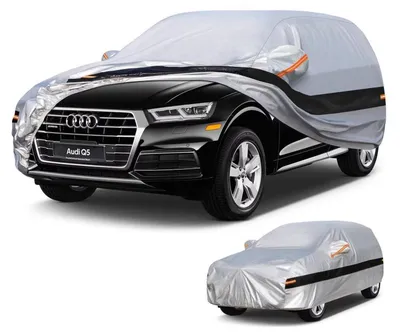 Obrázek produktu pro Autopokrov pro SUV, 10 vrstev, vodotěsný, pro Audi Q5 (2008-2025), barva: stříbrná