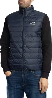 Produktbild von EA7 Leichte Weste mit Logo auf der Brust, Blau S