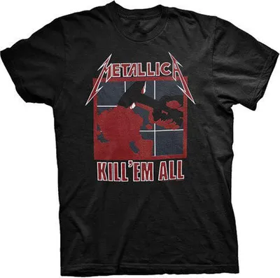 Produktbild von Metallica Kill 'Em All T-Shirt mit kurzen Ärmeln Black L