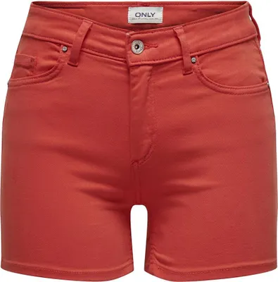 Image de Only Blush Jeans court Rouge M Femme Rouge M