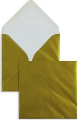 Produktbild von Briefumschläge 130x130mm 100g/qm gummiert VE=100 Stück gold