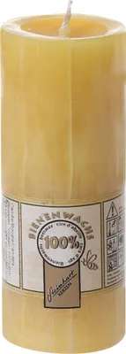 Produktbild von 100% Bienenwachs Stumpenkerze "Queen" 140 x Ø 55 mm
