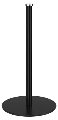 Keukenrolhouder schwarz stehend für Standardrollen 30x16 cm