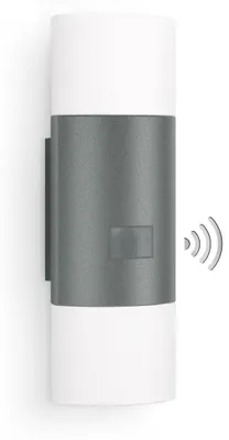 Produktbild von STEINEL L 910, Wandbeleuchtung für den Außenbereich, Anthrazit, Weiß, Aluminium, Kunststoff, IP44, Eingang, II