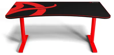 Produktbild von Arozzi Arena Groß Gaming-Schreibtisch - 160 x 82 x 71-81 cm - Rot