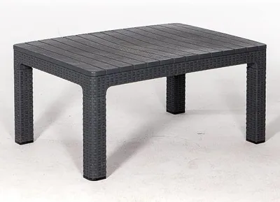 Obrázok produktu pre Elegantný sivý záhradný stôl Moderný konferenčný stolík Elegantný záhradný nábytok