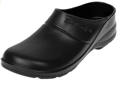 Produktbild von LEMIGO leichte Eva Clogs Gartenclogs Gartenschuhe Bio Comfort (39, schwarz)