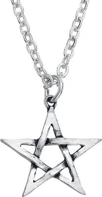 Produktbild von Alchemy Gothic Halskette Uni Pentagram silberfarben Standard