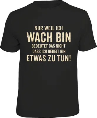 Produktbild von Fun Textilien weil ich wach bin