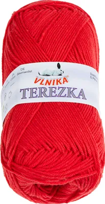 Zdjęcie produktu dla Przędza TEREZKA – 50 g / 155 m – czerwona
