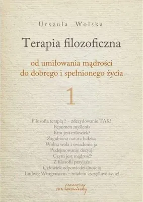 Obrázek produktu pro Terapia filozoficzna T.1 - Urszula Wolska