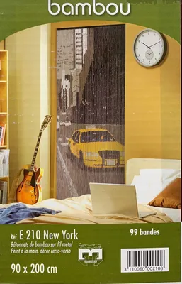 Produktbild von Bambus New York TÜRVORHANG Maße 90x200cm