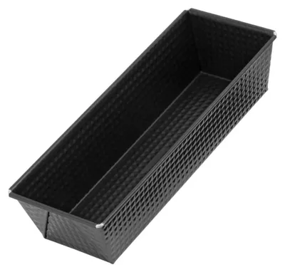 Brotbackform 30 cm, rechteckig, Antihaft, schwarz, 1 Stück