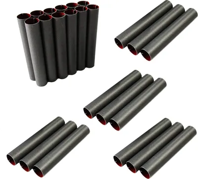 Produktbild von Schaumrollen-Formen 25er Set (8 cm x 1,3cm) Antihaft-beschichtet Teflon Traditionelle Backform Schillerlockenform Gerade Röhrchen Spritztüllen Sahnerollen