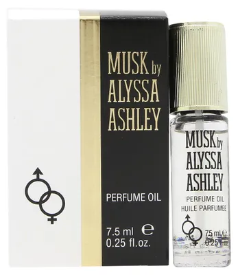 Imagen del producto de Aceite perfumado Alyssa Ashley Musk, Eau de Parfum, en spray, 7.5 ml