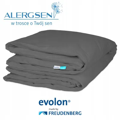 Produktbild von ALERGSEN Milbenschutz Bettbezug Antialergisch Evolon 150x200 Grau