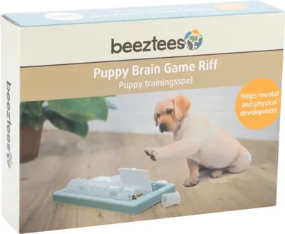 Produktbild von Beeztees Puppy Intelligenzspielzeug Riff - Hundespielzeug - Grün - 35x21,5x7 cm