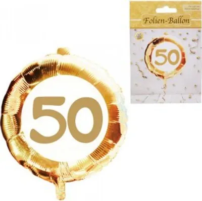 Produktbild von Udo Schmidt Folienballon 50 Jahre Goldhochzeit