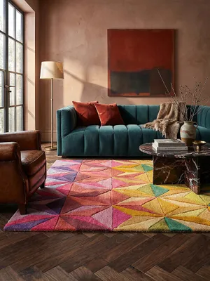 Teppich Multicolor rechteckig im modernen Wohnzimmer Einrichtungsidee_#sku_SAF503119371638-SAF503119371639-SAF503119380349#