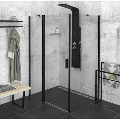 Zdjęcie produktu dla Zoom Line Black Prostokątna kabina prysznicowa 1300x800mm wariant L/R