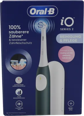 Produktbild von Braun Oral-B iO Series 2 mit Reiseetui Forest Green
