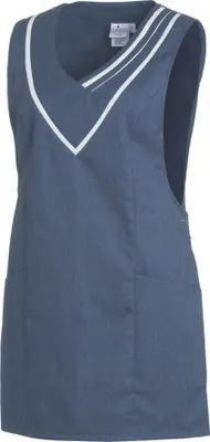 Immagine prodotto di Grembiule da donna Leiber blu denim/bianco 08/2682/3101