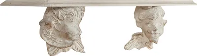Produktbild von Barock regal 57x17x16 cm, Konsole für wandregal, Barock nachtkästchen