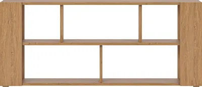 Produktbild von Miliboo - Designer-Bücherregal niedrig Eichenholz L168 cm MUSSO