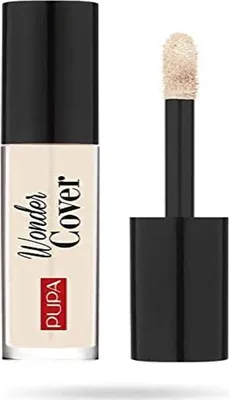 Zdjęcie produktu dla Pupa, Wonder Cover, Reduces Dark Circles, Cream Concealer, 001, Porcelain, 4.2 ml