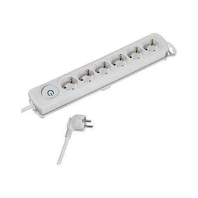 Produktbild von 6-fach Steckdosenleiste, schaltbar (37647)