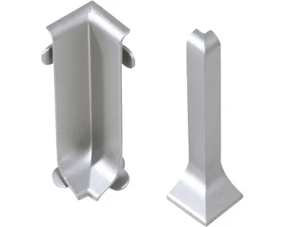 Produktbild von Eckstück Dural Construct Aluminium Silber 60 mm