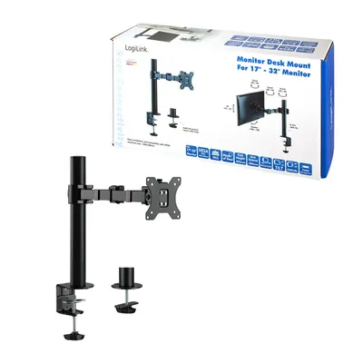 Immagine prodotto di Logilink TIS 17"-32",1TFT,3Gelenke schw. Max. 9KG,Arm:380mm