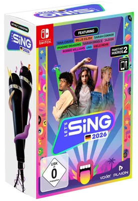 Produktbild von Let's Sing 2026 + 2 Mikrofone