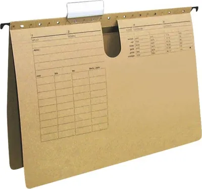 Produktbild von Hängehefter A4 230g/qm Karton chamois Packung mit 25 Stück