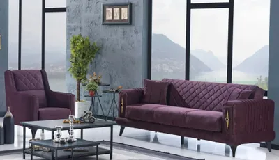 Produktbild von Sofagarnitur Wohnlandschaft Couch Sofa Sitzgruppe  Lounge Polstermöbel 3+1