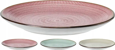 Image de Assiette plate en céramique 19,5 cm, différentes couleurs, 1 pièce.