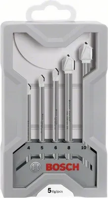 Produktbild von CYL-9 Ceramic Fliesenbohrer Set, 4/5/6/8/10 mm, 5-tlg.