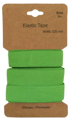 Gummiband 3 m x 20 mm elastisches Band Wäscheband Nähzubehör