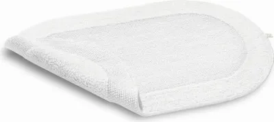 Zdjęcie produktu dla Rhomtuft EXQUISIT owalny dywanik kąpielowy 50 x 75 cm Kolor: biały