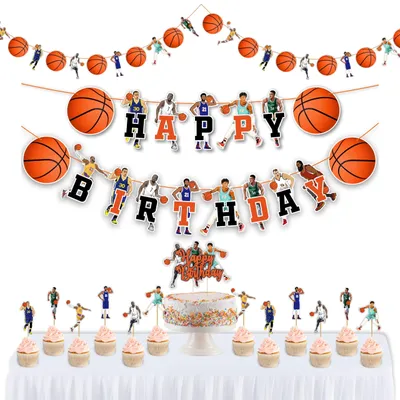 Productafbeelding van Basketbalthema Verjaardagsfeest Decoratieset