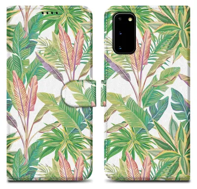 Produktbild von Cadorabo Schutzhülle für Samsung Galaxy S20 Hülle Design Grüner Regenwald No.8 Handyhülle Schutzhülle Etui Magnetisch